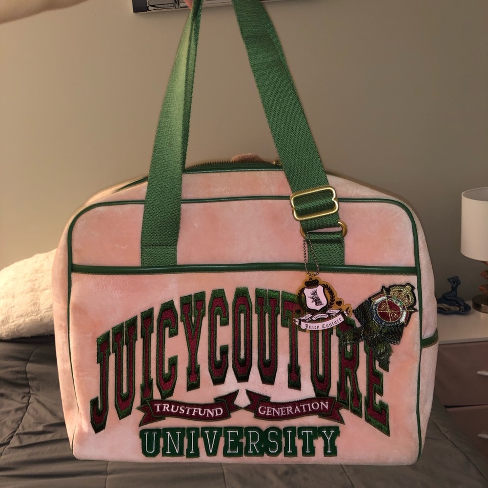 SOLD juicy couture trustfund university laptop bag